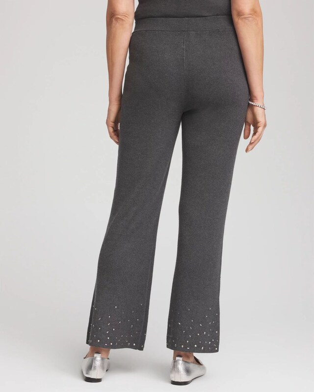 Travelers Embellished Straight-Leg Pants - image 3